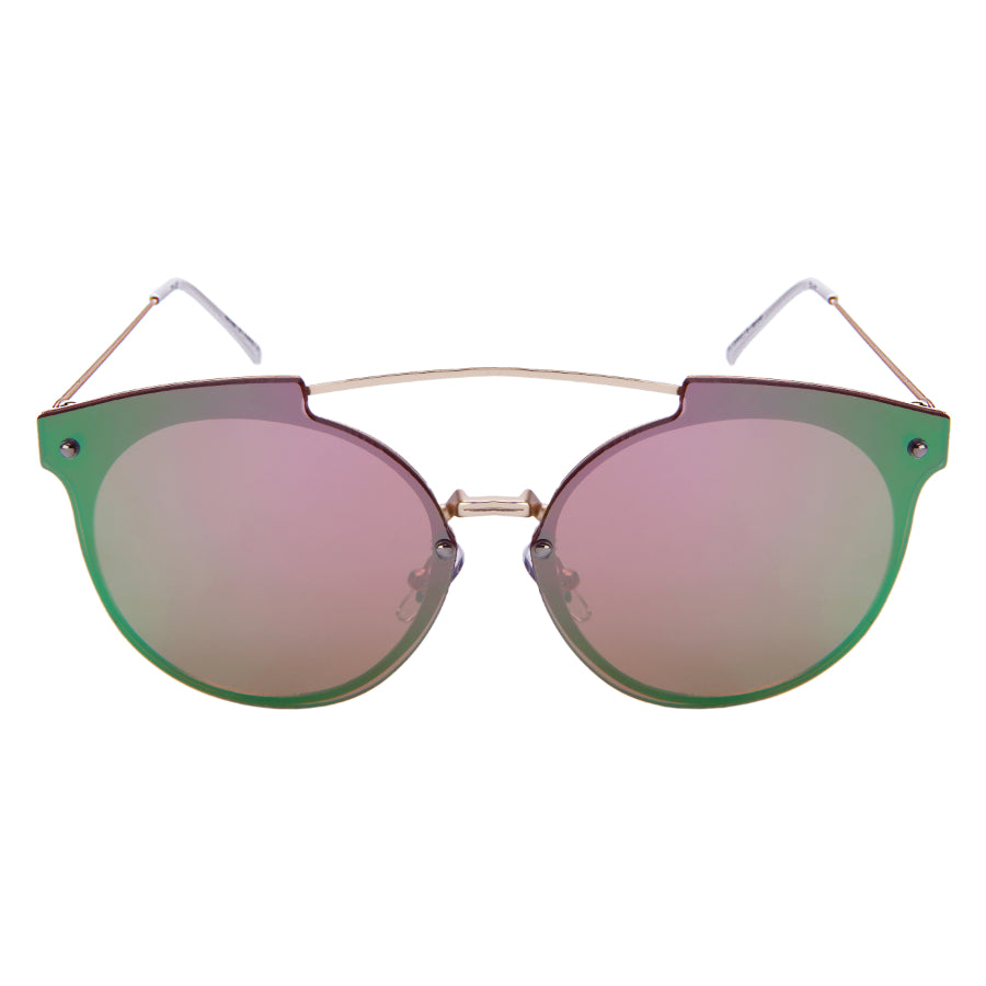 GEOMETRIC STYLE BULK WHOLESALE SUNGLASSES 3145-FLPKREV