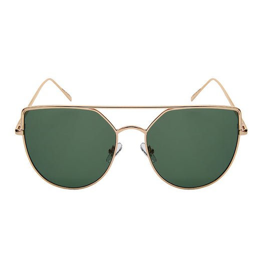 OVERSIZE CATEYE WOMEN METAL SUNGLASSES IN BULK 3149-FLREV