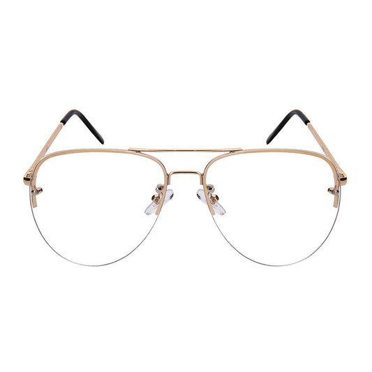 AVIATOR UNISEX BULK WHOLESALE CLEAR SUNGLASSES 5113-CL