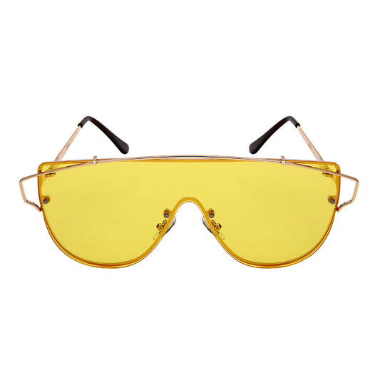 GEOMETRIC STYLE BULK WHOLESALE SUNGLASSES 55690S-FLCR