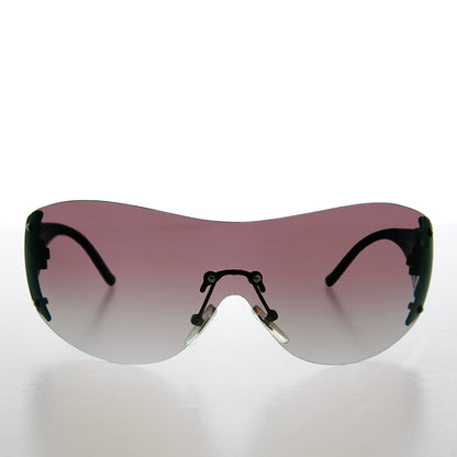 Oversized Round Insect Vintage Sunglasses - Glitz