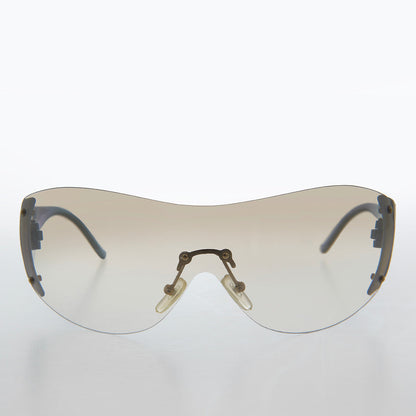 Oversized Round Insect Vintage Sunglasses - Glitz