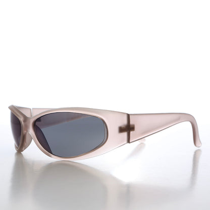 Unisex Sporty Wrap Sunglasses - Laurel