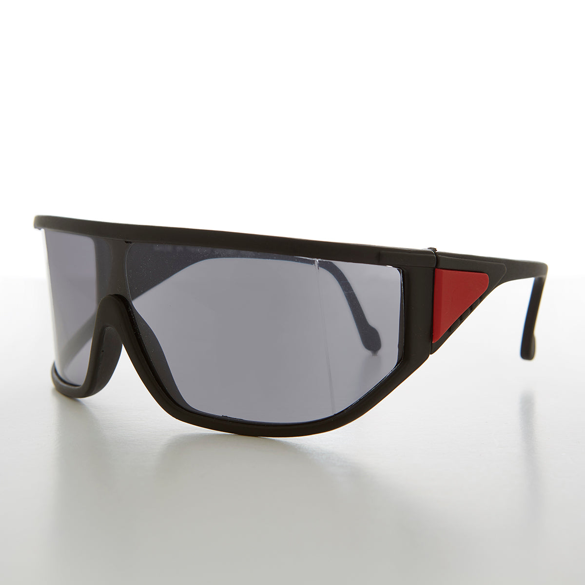 Flat Top Wrap Around Vintage Sport Shield - Perkins