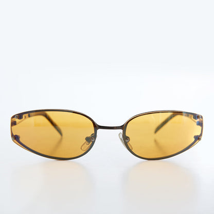 Oval Y2k Wrap Around Sunglasses - Rickey