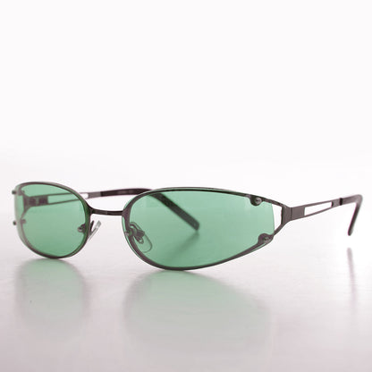 Oval Y2k Wrap Around Sunglasses - Rickey