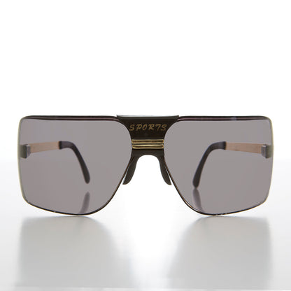 Wrap Around Sports Shield Sunglasses - Rufus