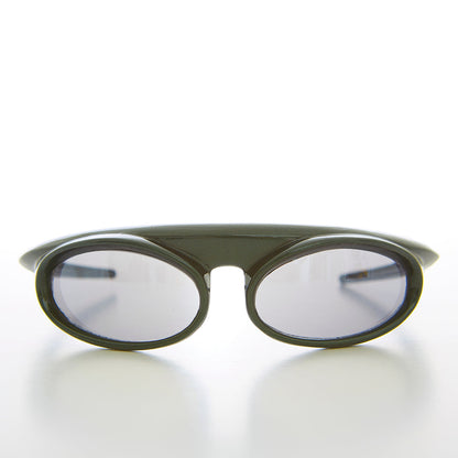 Futuristic Wrap Around Goggle Vintage Sunglass - Zurich