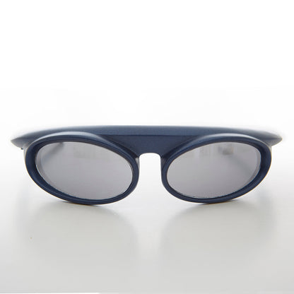 Futuristic Wrap Around Goggle Vintage Sunglass - Zurich